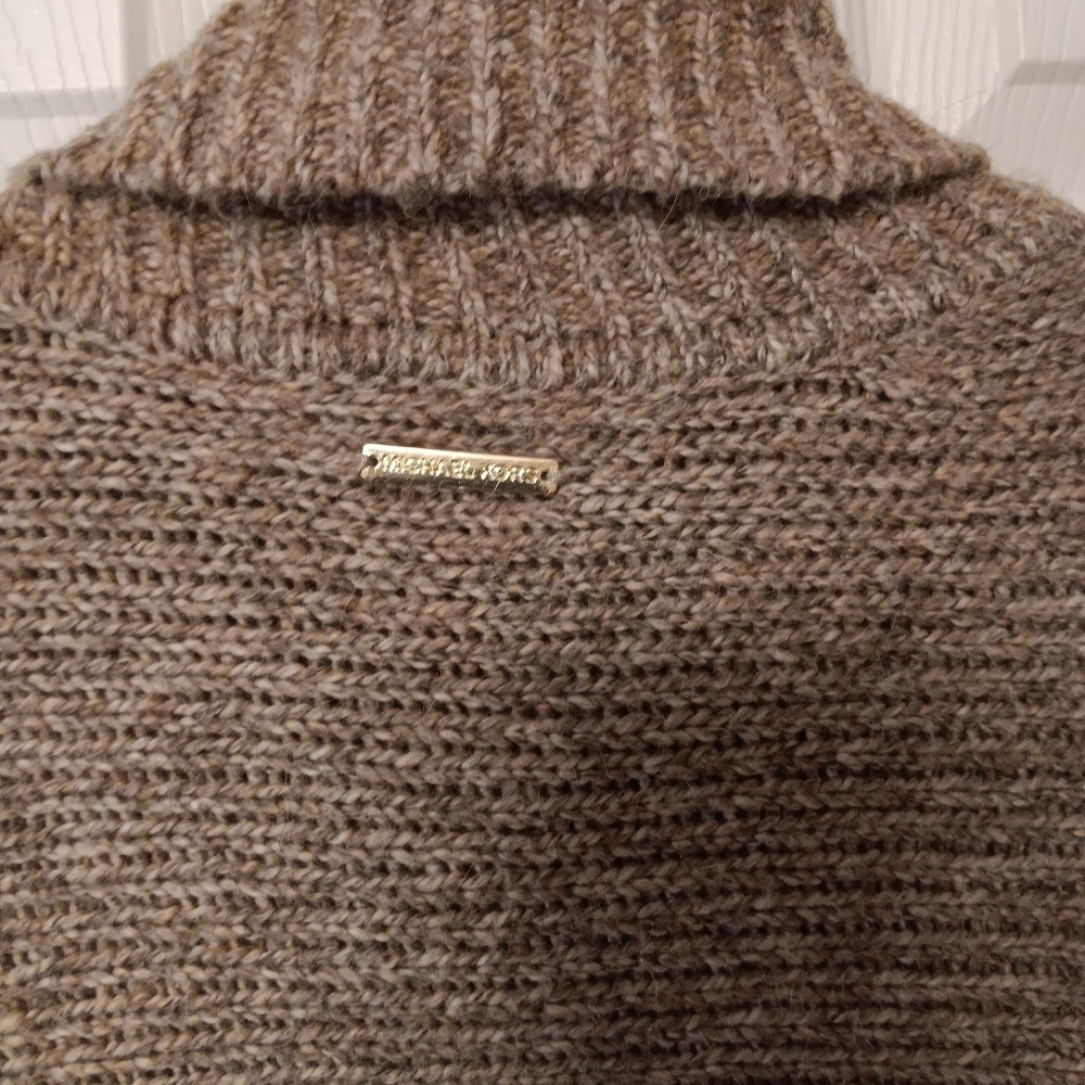 MICHAEL Michael Kors Tan Poncho Sweater - Picture 6 of 8